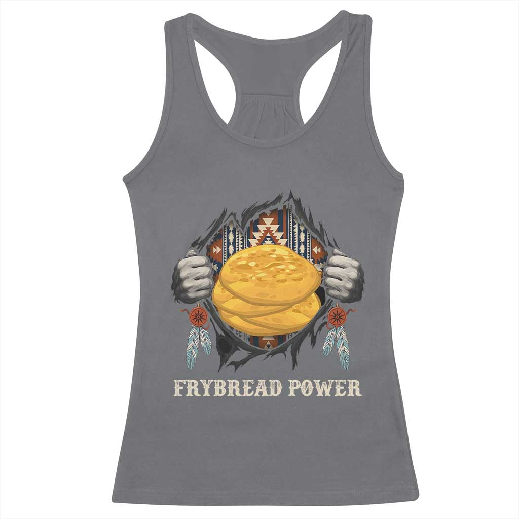 Frybread Power Racerback Tank Top Native American Indian Food - Wonder Print Shop