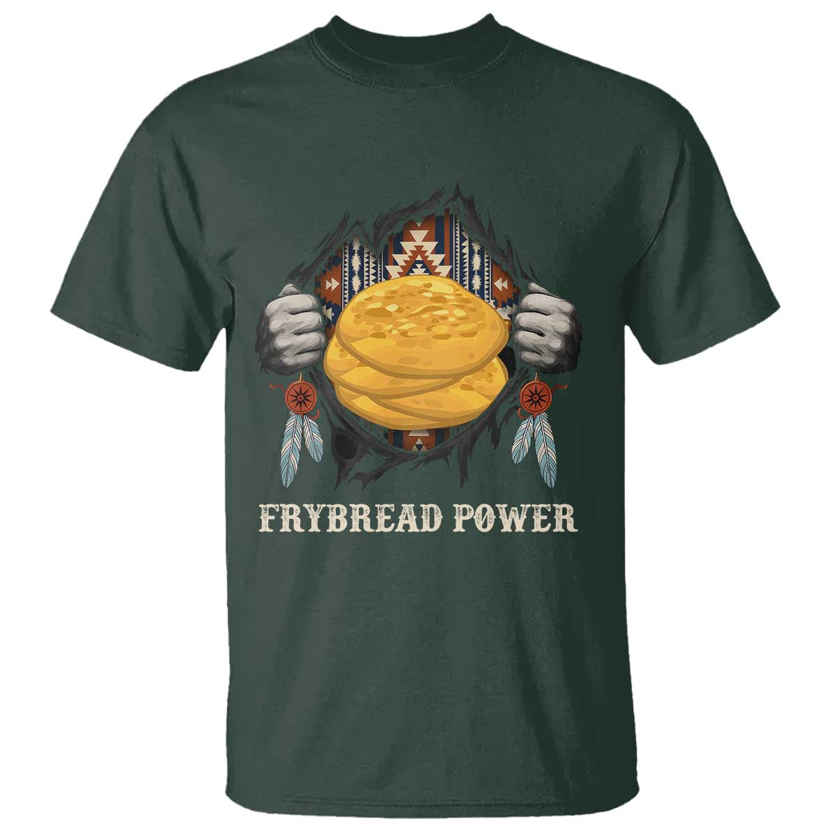 Frybread Power T Shirt Native American Indian Food - Wonder Print Shop