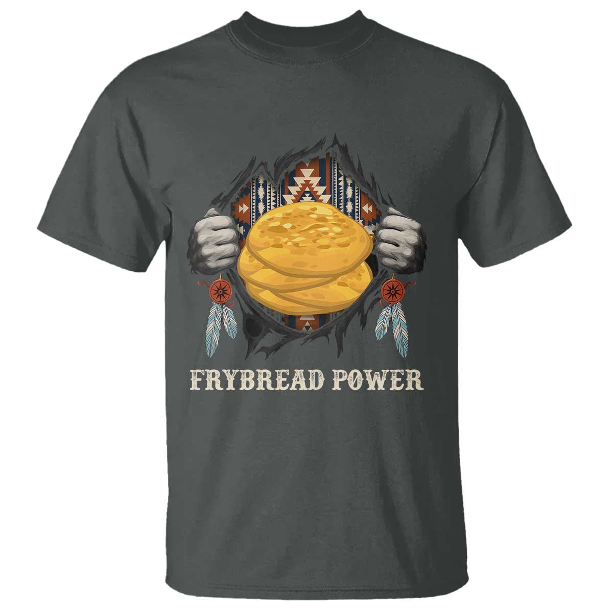 Frybread Power T Shirt Native American Indian Food - Wonder Print Shop