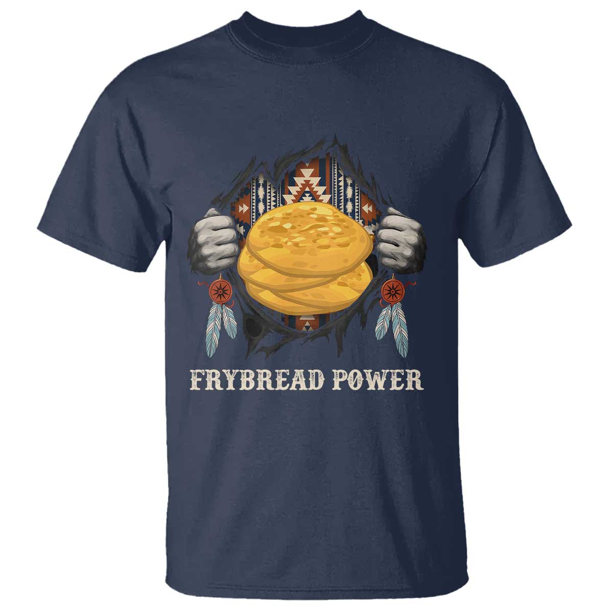 Frybread Power T Shirt Native American Indian Food - Wonder Print Shop