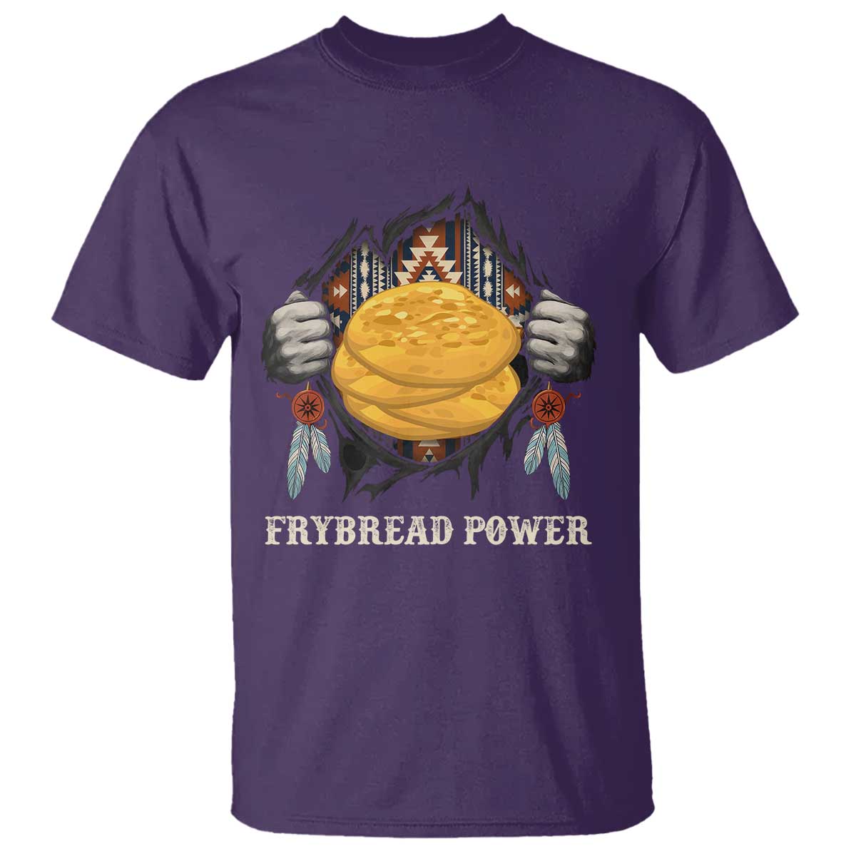 Frybread Power T Shirt Native American Indian Food - Wonder Print Shop