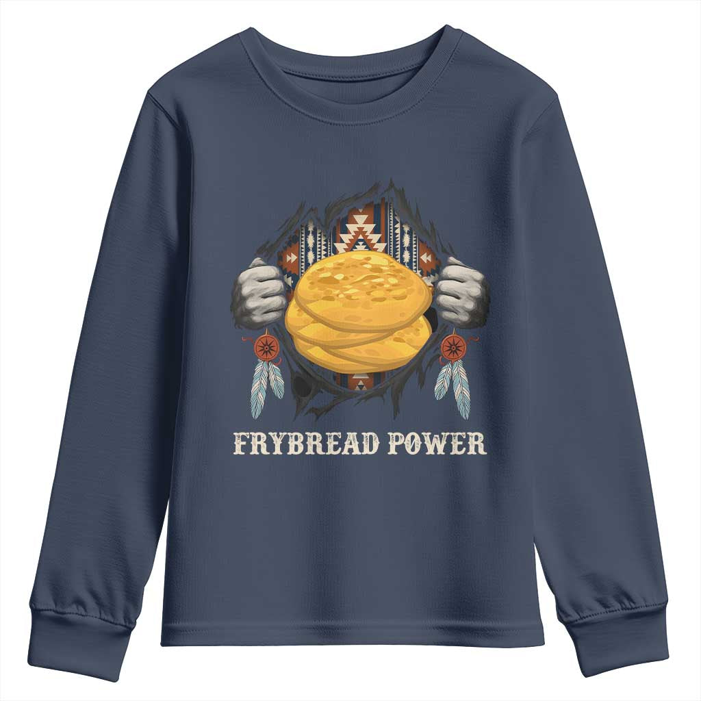Frybread Power Youth Sweatshirt Native American Indian Food - Wonder Print Shop