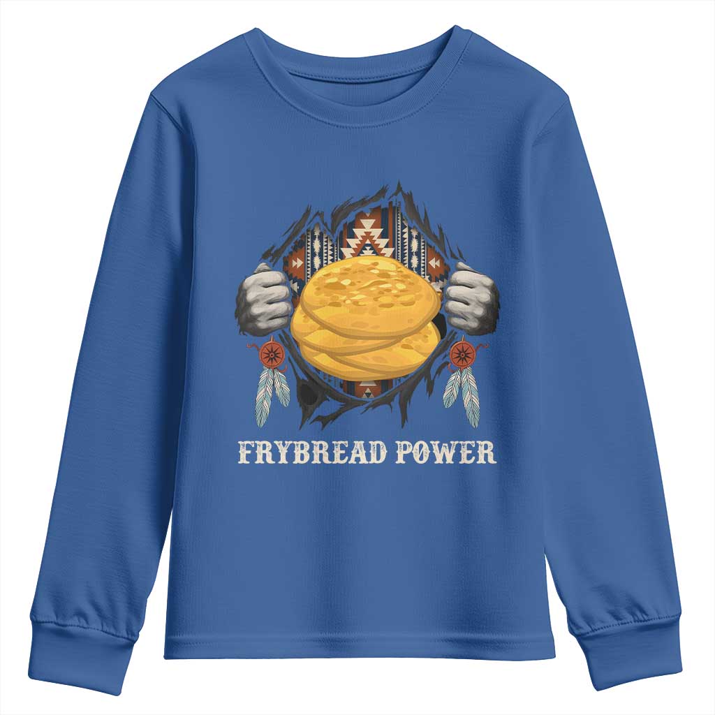 Frybread Power Youth Sweatshirt Native American Indian Food - Wonder Print Shop