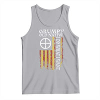 Funny Native American Tank Top Grumpy Old Native I Do What I Want American Flag - Wonder Print Shop
