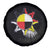 Oglala Lakota Native American Medicine Wheel Feathers Spare Tire Cover - Wonder Print Shop