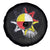 Oglala Lakota Native American Medicine Wheel Feathers Spare Tire Cover - Wonder Print Shop