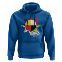 Oglala Lakota Native American Medicine Wheel Feathers Hoodie - Wonder Print Shop
