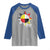 Oglala Lakota Native American Medicine Wheel Feathers Raglan Shirt - Wonder Print Shop
