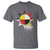 Oglala Lakota Native American Medicine Wheel Feathers T Shirt - Wonder Print Shop