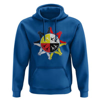 Oglala Lakota Nation Medicine Wheel Native American Hoodie - Wonder Print Shop
