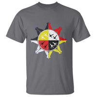 Oglala Lakota Nation Medicine Wheel Native American T Shirt - Wonder Print Shop