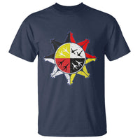 Oglala Lakota Nation Medicine Wheel Native American T Shirt - Wonder Print Shop