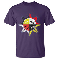 Oglala Lakota Nation Medicine Wheel Native American T Shirt - Wonder Print Shop
