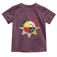 Oglala Lakota Nation Medicine Wheel Native American Toddler T Shirt - Wonder Print Shop