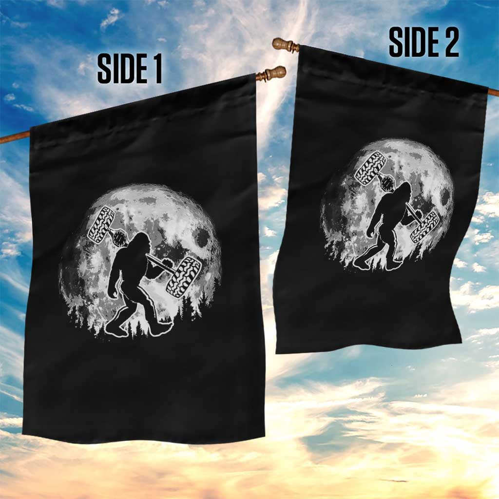 Funny Bigfoot Offroad Car Night Stroll Adventure Garden Flag - Wonder Print Shop
