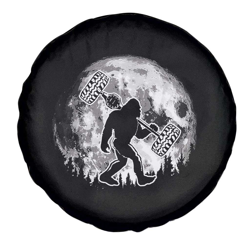 Funny Bigfoot Offroad Car Night Stroll Adventure Spare Tire Cover - Wonder Print Shop