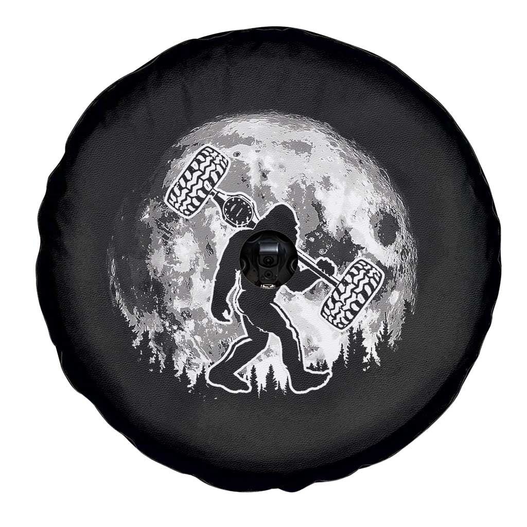 Funny Bigfoot Offroad Car Night Stroll Adventure Spare Tire Cover - Wonder Print Shop