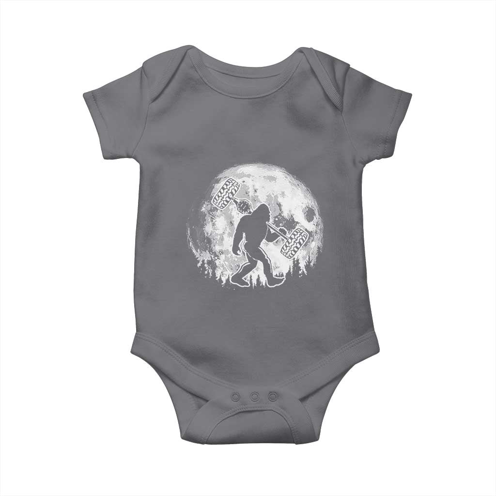Funny Bigfoot Offroad Car Night Stroll Adventure Baby Onesie - Wonder Print Shop