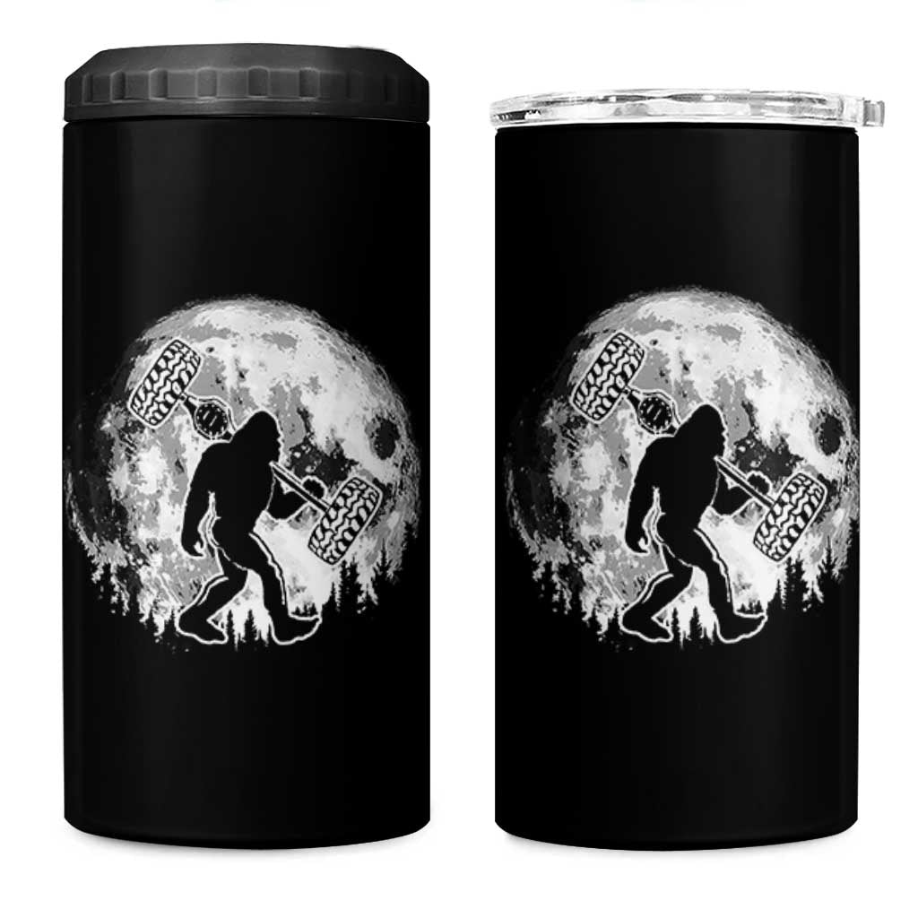 Funny Bigfoot Offroad Car Night Stroll Adventure 4 in 1 Can Cooler Tumbler - Wonder Print Shop