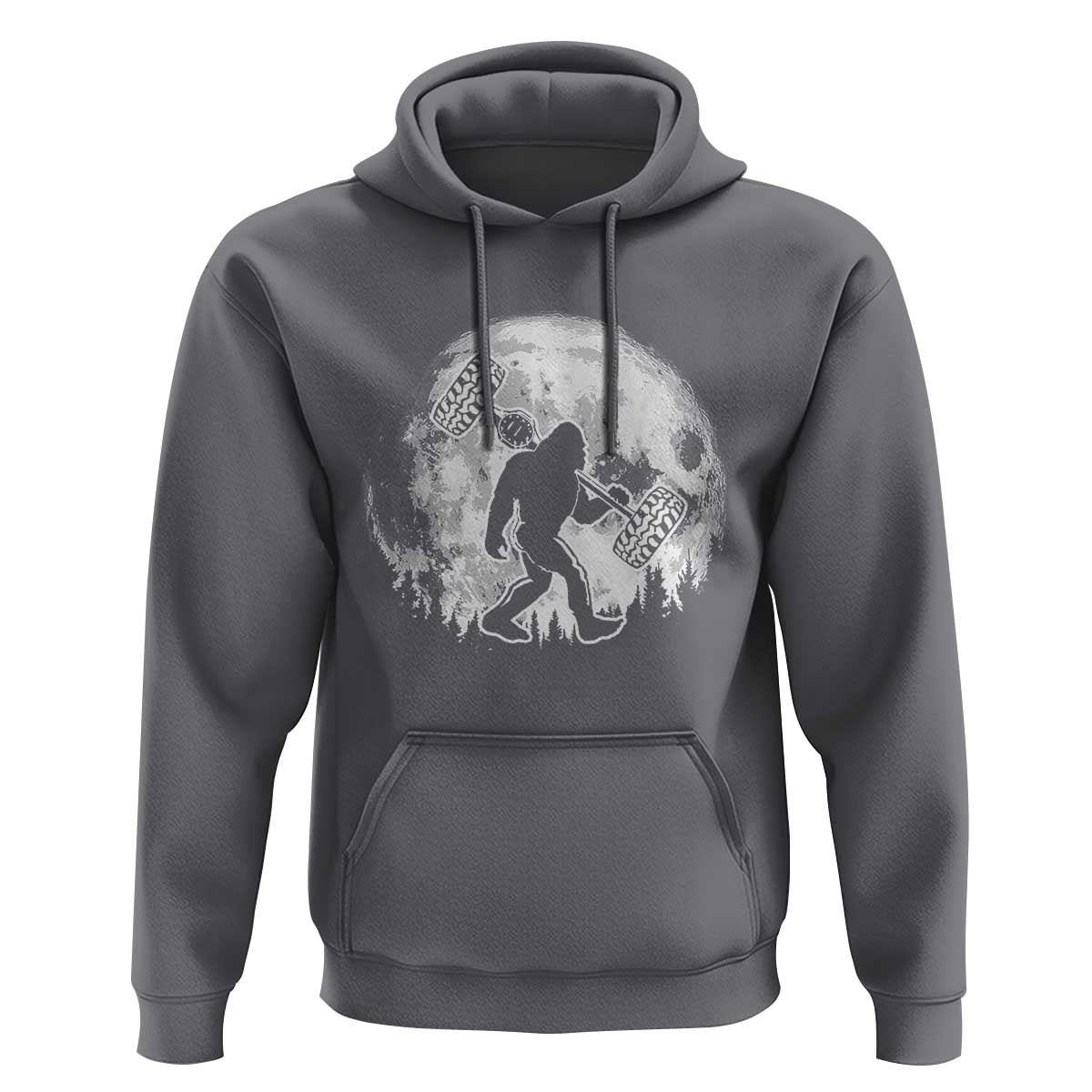 Funny Bigfoot Offroad Car Night Stroll Adventure Hoodie - Wonder Print Shop