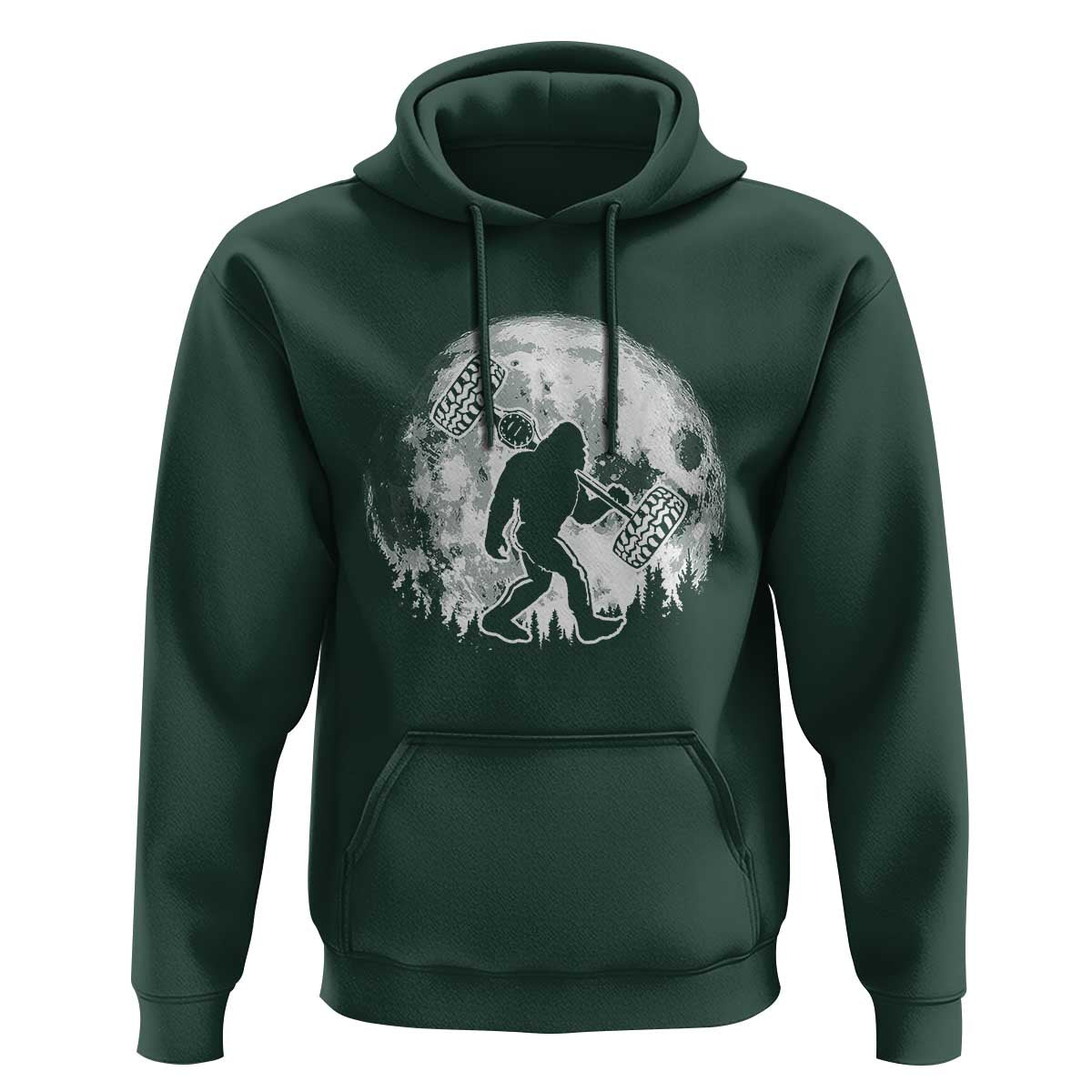 Funny Bigfoot Offroad Car Night Stroll Adventure Hoodie - Wonder Print Shop