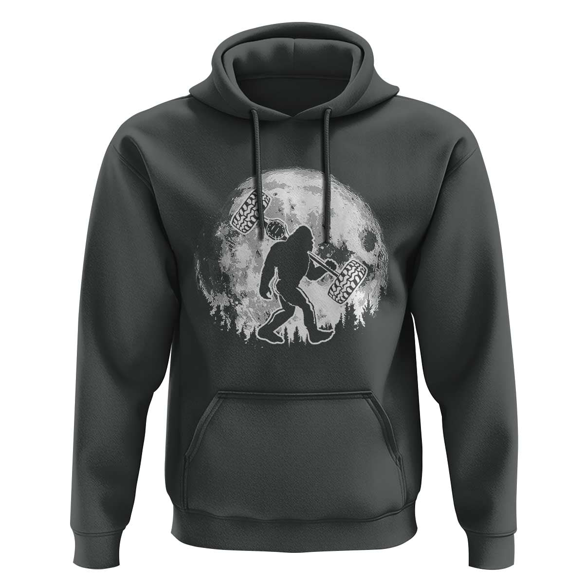 Funny Bigfoot Offroad Car Night Stroll Adventure Hoodie - Wonder Print Shop