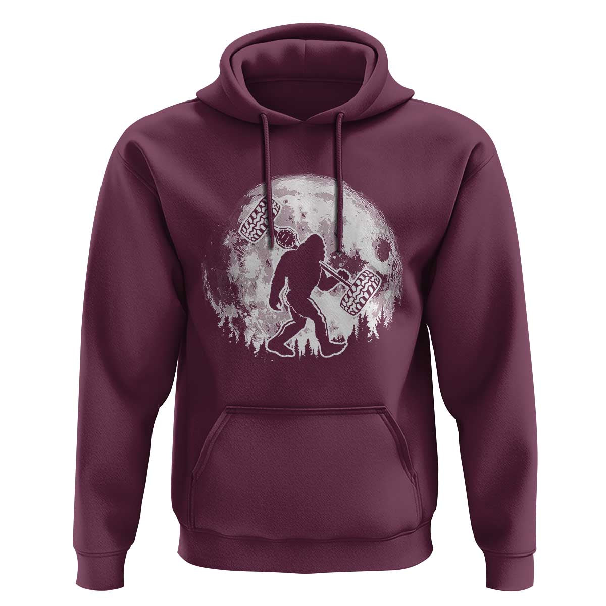 Funny Bigfoot Offroad Car Night Stroll Adventure Hoodie - Wonder Print Shop