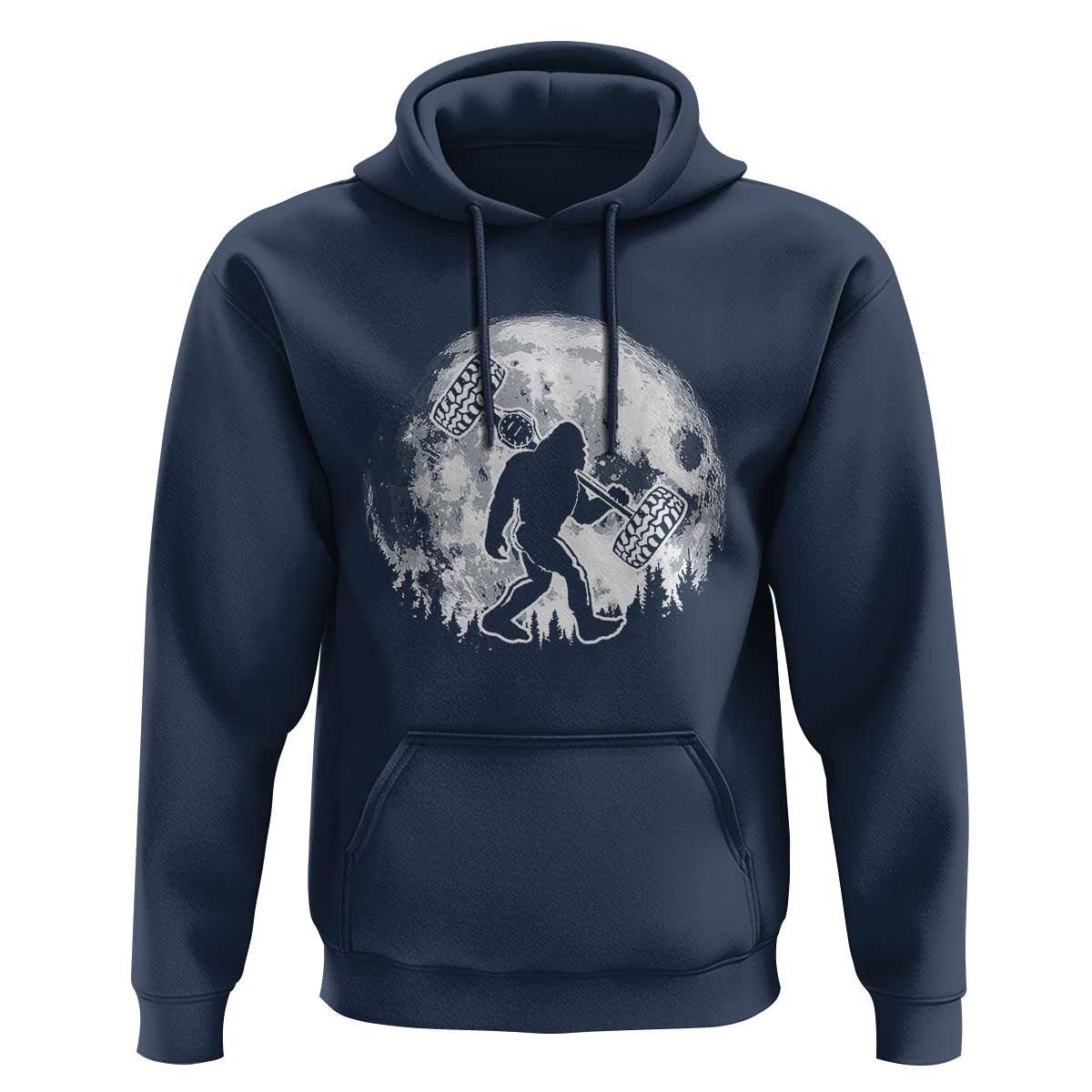 Funny Bigfoot Offroad Car Night Stroll Adventure Hoodie - Wonder Print Shop