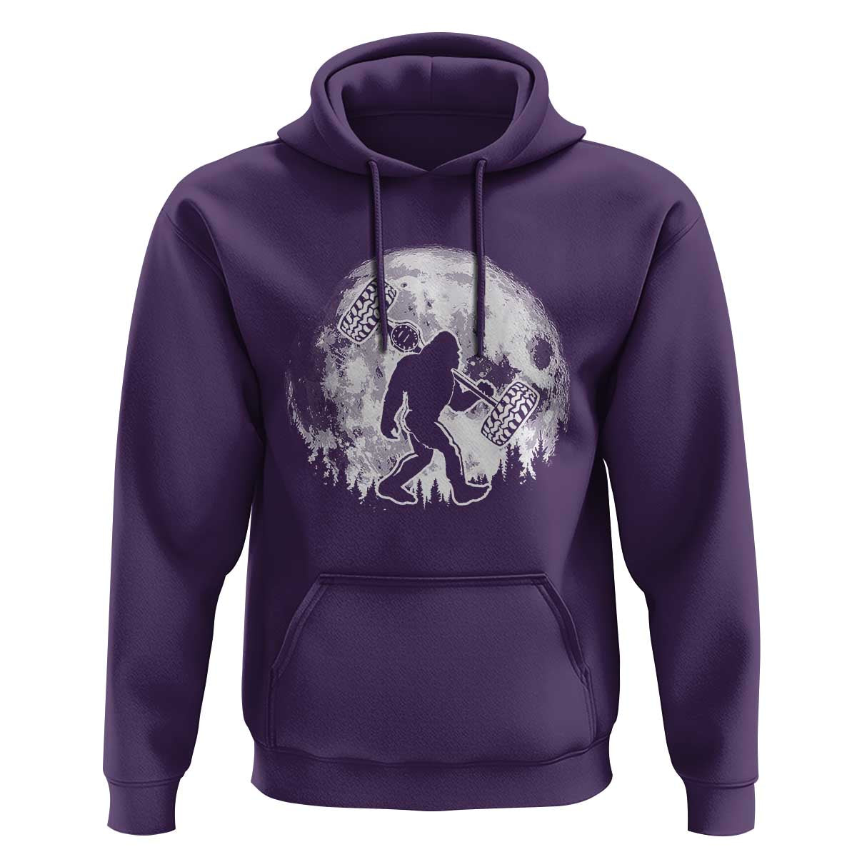 Funny Bigfoot Offroad Car Night Stroll Adventure Hoodie - Wonder Print Shop