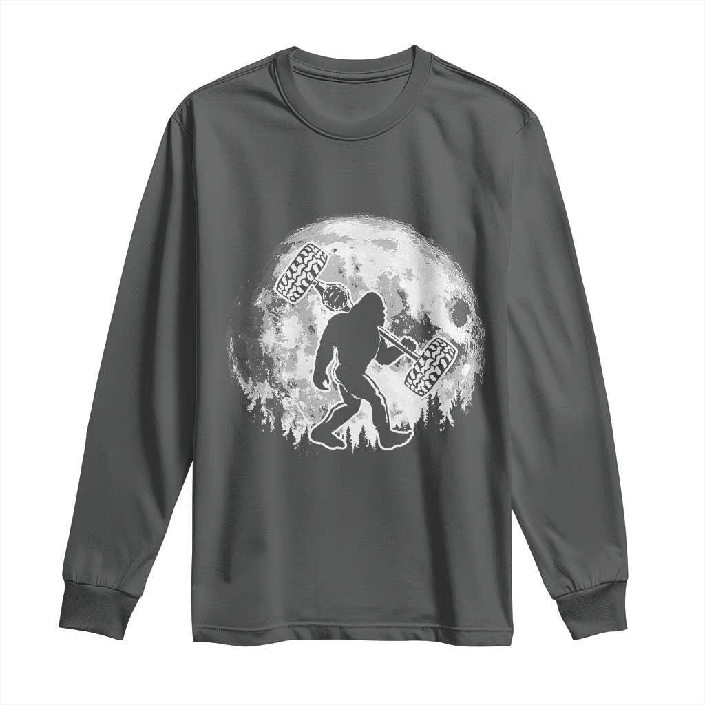Funny Bigfoot Offroad Car Night Stroll Adventure Long Sleeve Shirt - Wonder Print Shop
