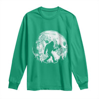 Funny Bigfoot Offroad Car Night Stroll Adventure Long Sleeve Shirt - Wonder Print Shop