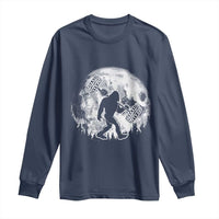 Funny Bigfoot Offroad Car Night Stroll Adventure Long Sleeve Shirt - Wonder Print Shop
