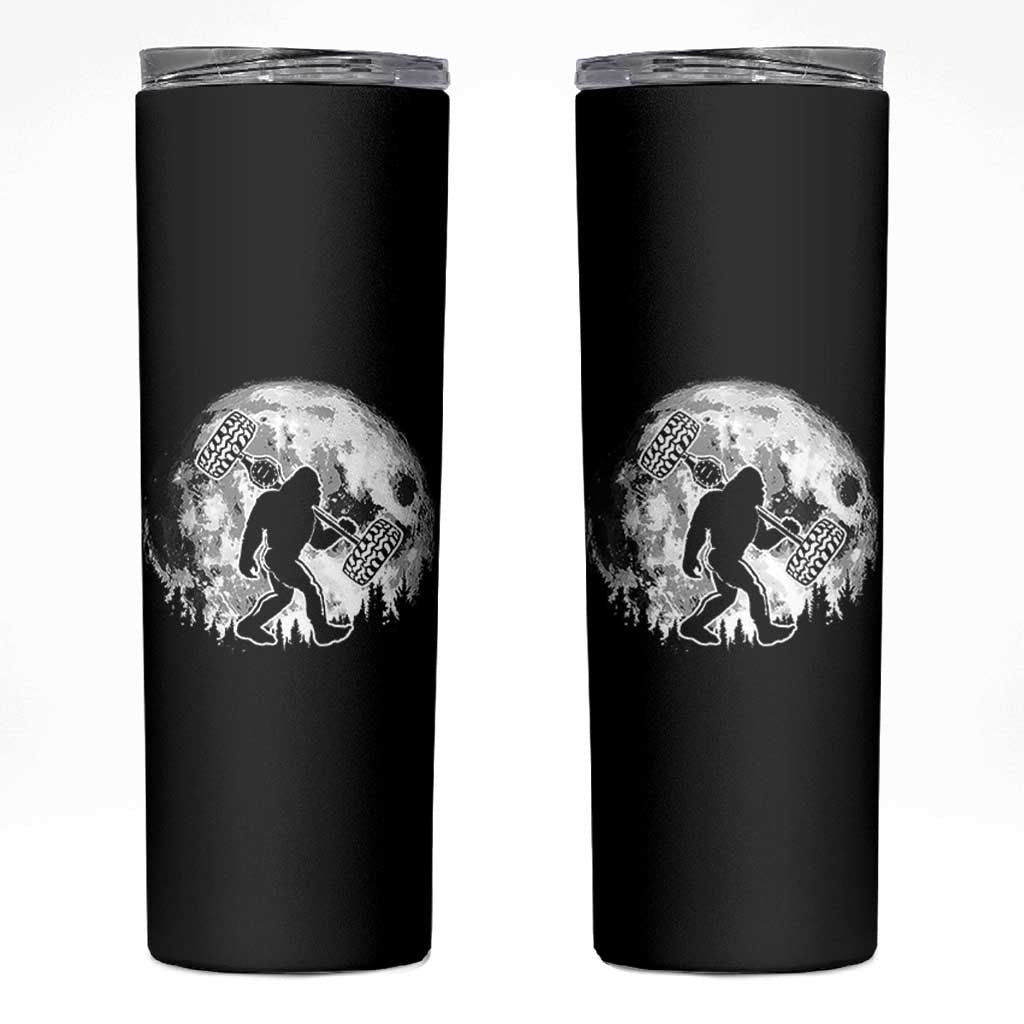Funny Bigfoot Offroad Car Night Stroll Adventure Skinny Tumbler - Wonder Print Shop