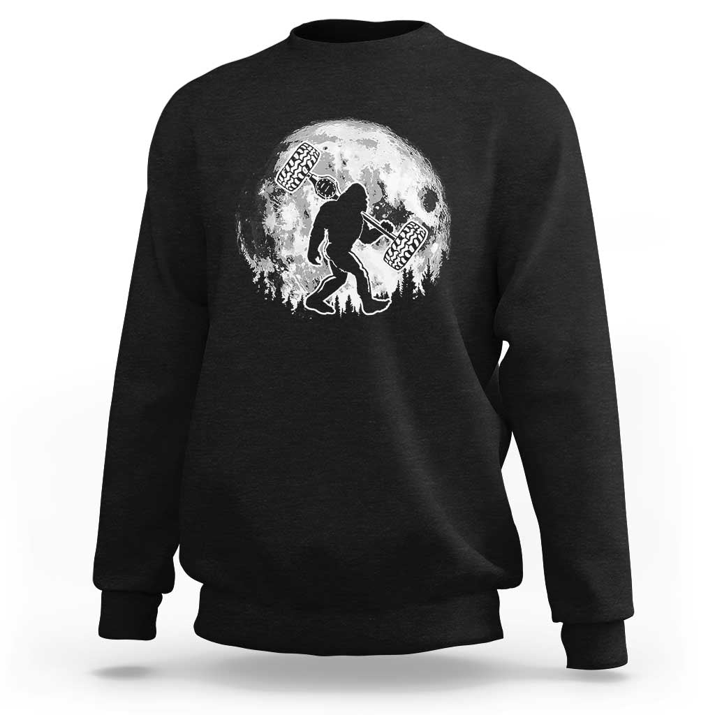 Funny Bigfoot Offroad Car Night Stroll Adventure Sweatshirt - Wonder Print Shop