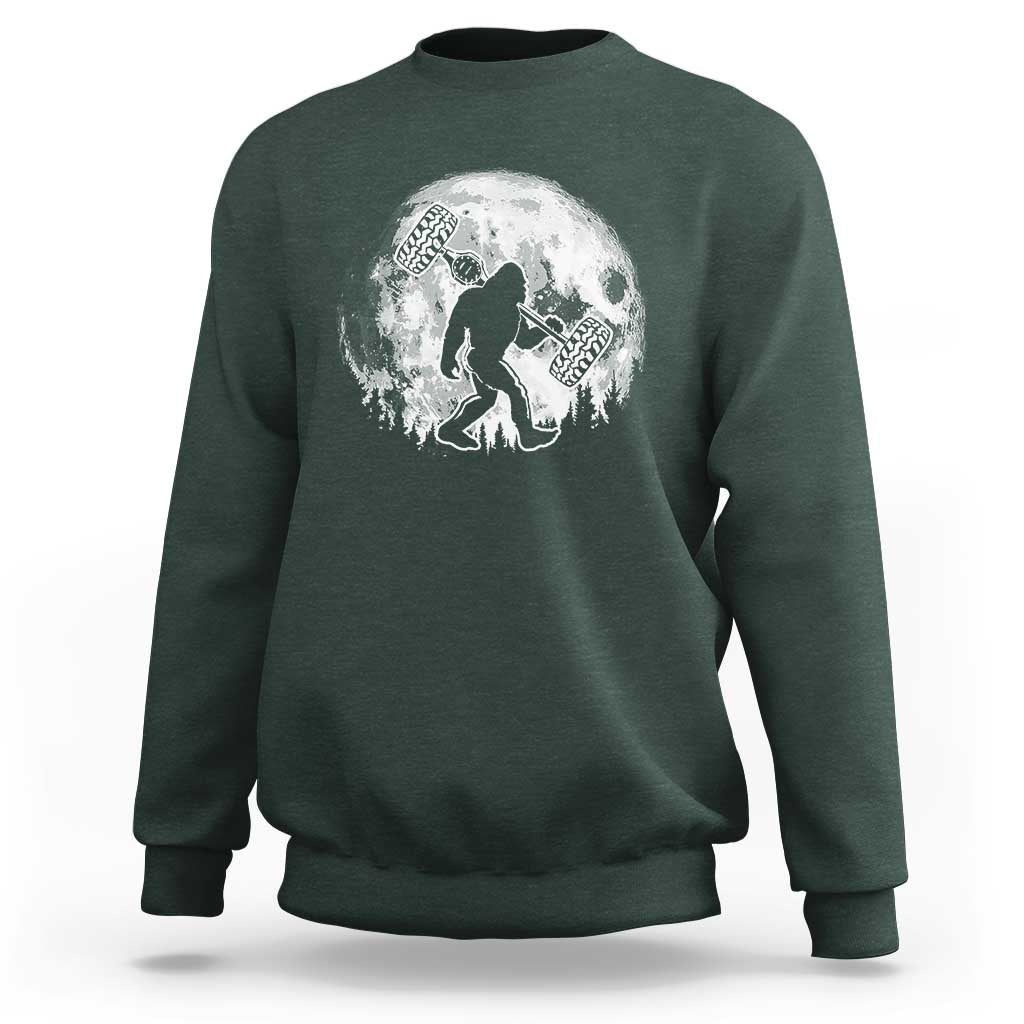 Funny Bigfoot Offroad Car Night Stroll Adventure Sweatshirt - Wonder Print Shop