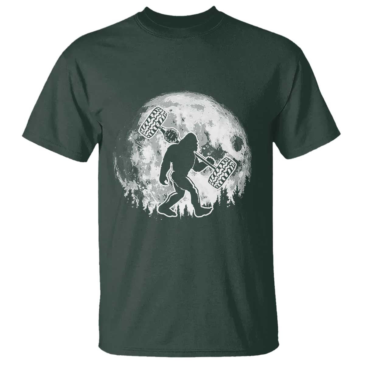 Funny Bigfoot Offroad Car Night Stroll Adventure T Shirt - Wonder Print Shop