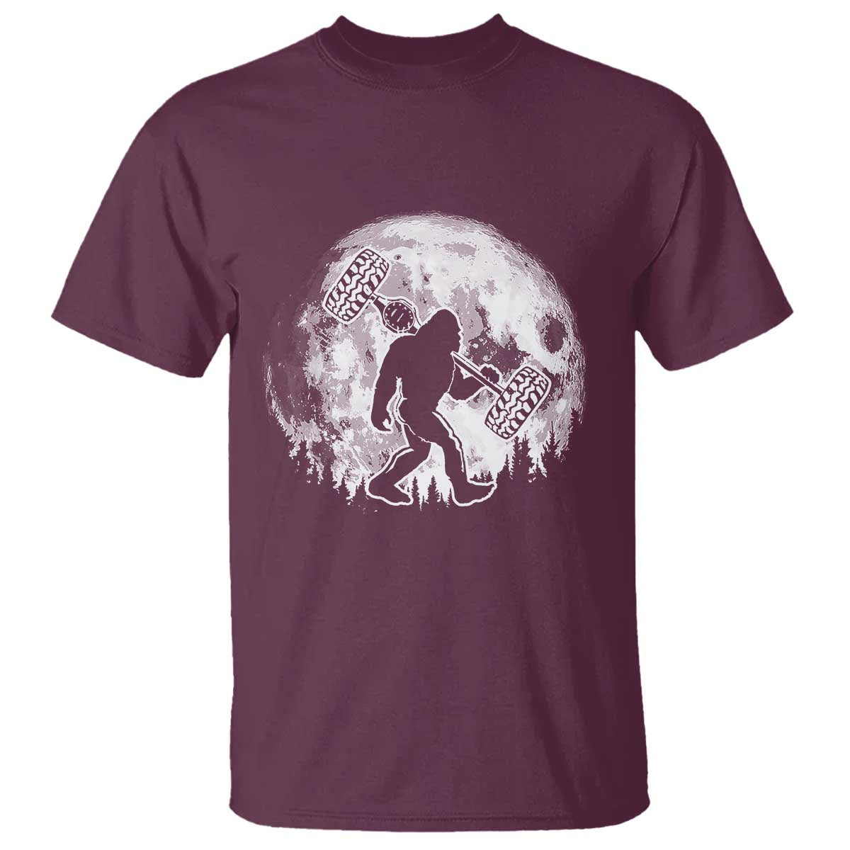 Funny Bigfoot Offroad Car Night Stroll Adventure T Shirt - Wonder Print Shop