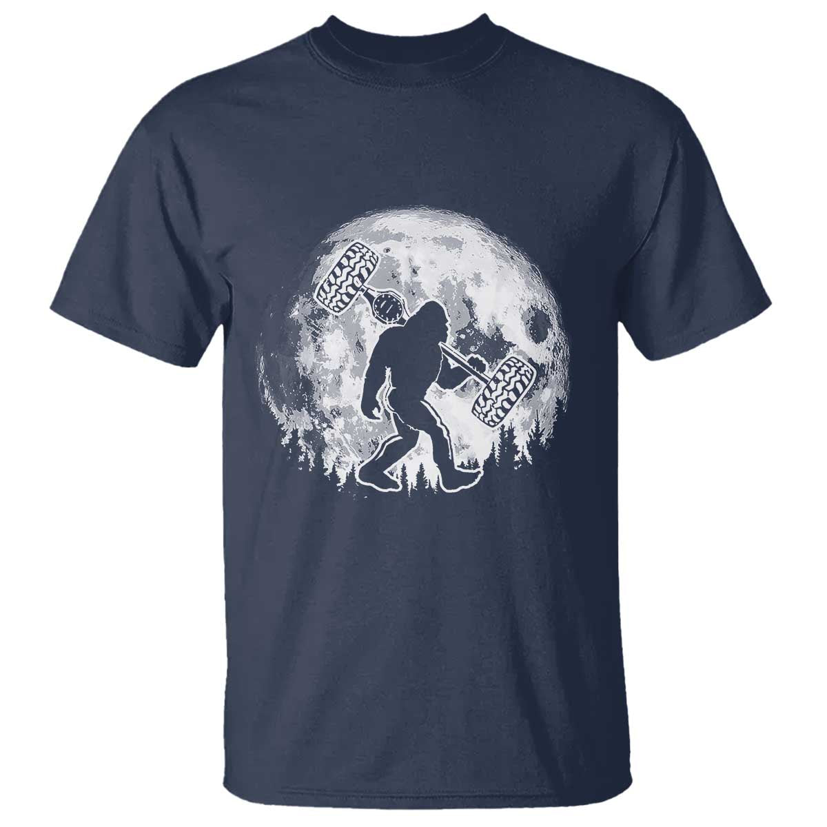 Funny Bigfoot Offroad Car Night Stroll Adventure T Shirt - Wonder Print Shop