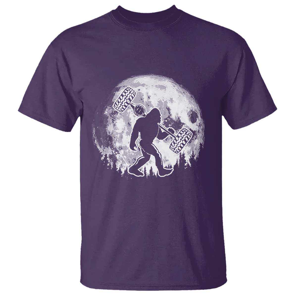 Funny Bigfoot Offroad Car Night Stroll Adventure T Shirt - Wonder Print Shop