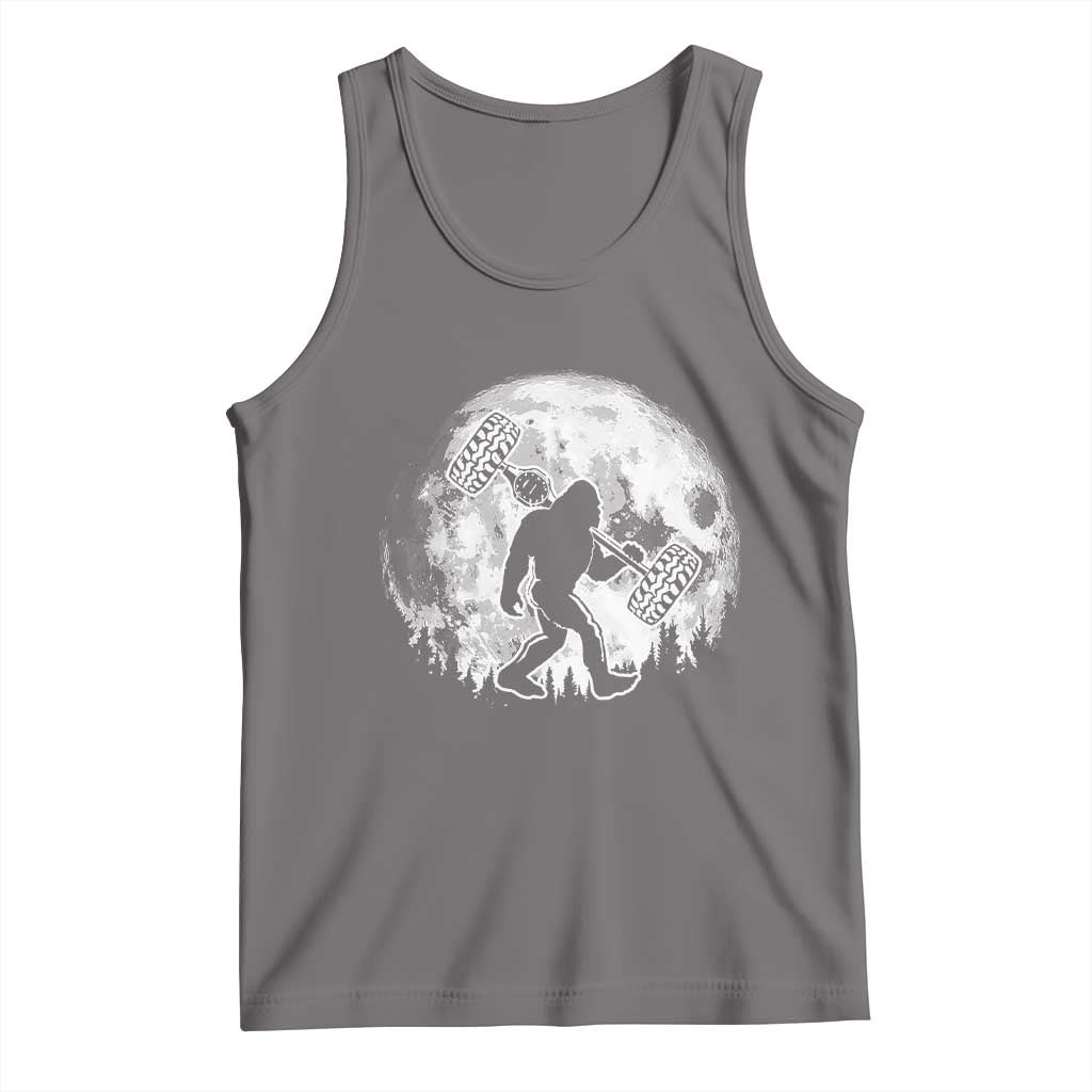 Funny Bigfoot Offroad Car Night Stroll Adventure Tank Top - Wonder Print Shop