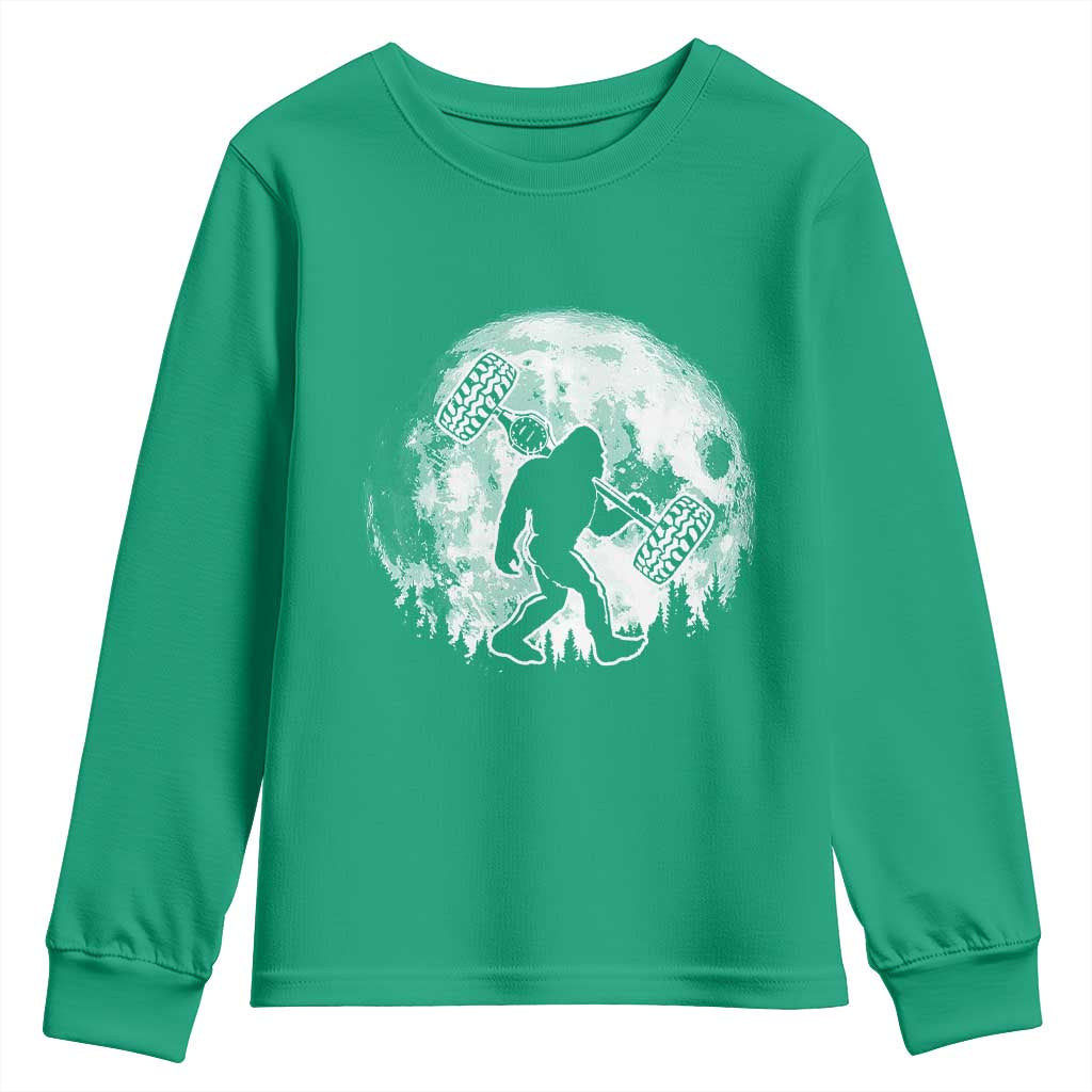 Funny Bigfoot Offroad Car Night Stroll Adventure Youth Sweatshirt - Wonder Print Shop