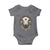 Native American White Buffalo And Eagle Feathers Baby Onesie - Wonder Print Shop
