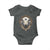 Native American White Buffalo And Eagle Feathers Baby Onesie - Wonder Print Shop