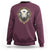 Native American White Buffalo And Eagle Feathers Sweatshirt - Wonder Print Shop
