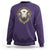 Native American White Buffalo And Eagle Feathers Sweatshirt - Wonder Print Shop