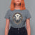 Native American White Buffalo And Eagle Feathers T Shirt For Women - Wonder Print Shop