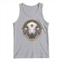 Native American White Buffalo And Eagle Feathers Tank Top - Wonder Print Shop