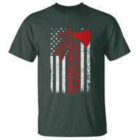 Native American Tomahawk Vintage USA Flag Tribal Tradition T Shirt - Wonder Print Shop