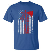 Native American Tomahawk Vintage USA Flag Tribal Tradition T Shirt - Wonder Print Shop