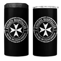 Knights Hospitaller 4 in 1 Can Cooler Tumbler Pro Fide Pro Utilitate Hominum est 1113 Maltese Catholic Christian